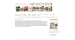 Desktop Screenshot of cafegyllen.se